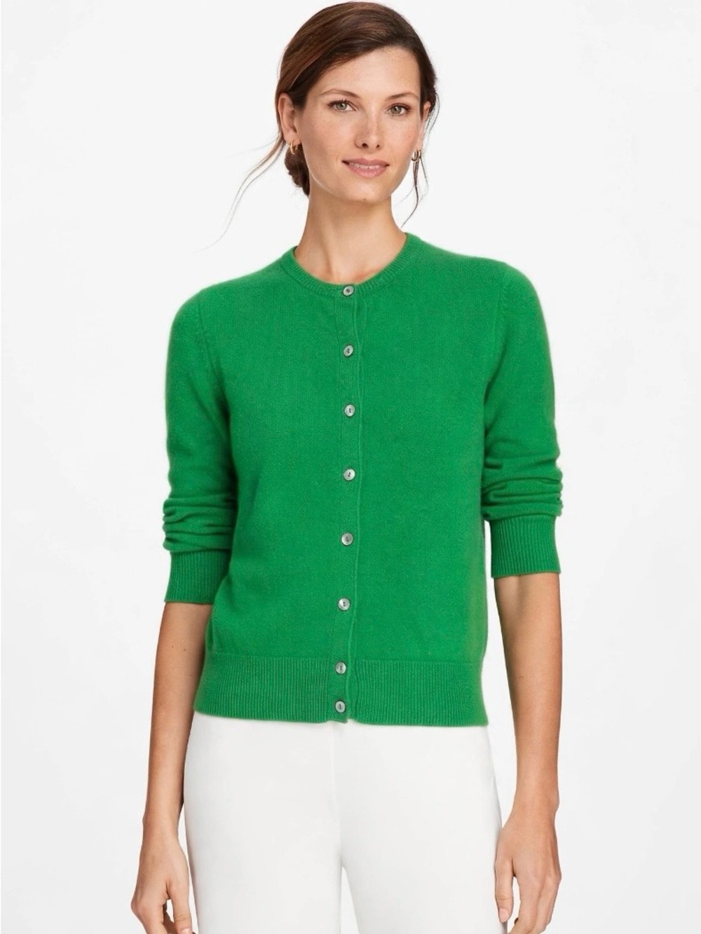 Classic Brooks Brothers 346 Cashmere Cardigan flawed Gem Size M